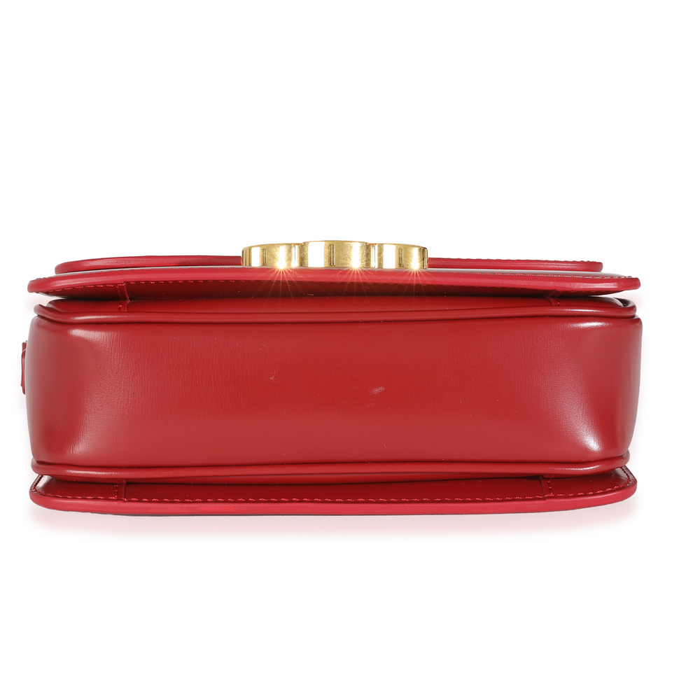 Celine Red Shiny Calfskin Teen Triomphe - Picture 5 of 8